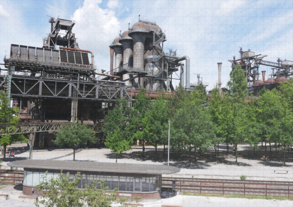 raxxa Premium-Puzzle: Industriedenkmal in Duisburg im Landschaftspark Nord – Bild 2