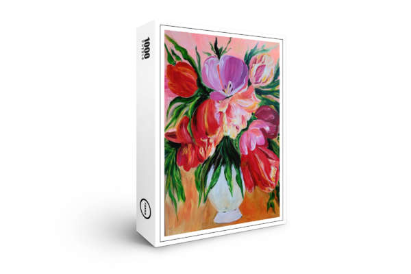 raxxa Premium-Puzzle: Tulips in a vase