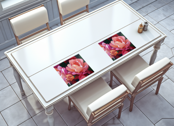 raxxa Premium-Tischset: Peachy peony – Image 3