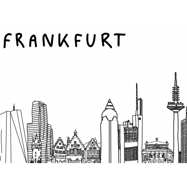 raxxa Premium-Tischset: Skyline Frankfurt – Bild 2