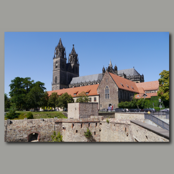 Poster: Festung mit Magdeburger Dom