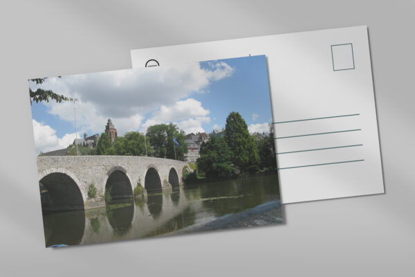 raxxa Postkarte: Alte Lahnbrücke in Wetzlar