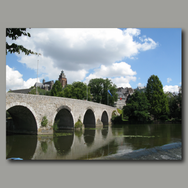 Poster: Old Lahn Bridge in Wetzlar