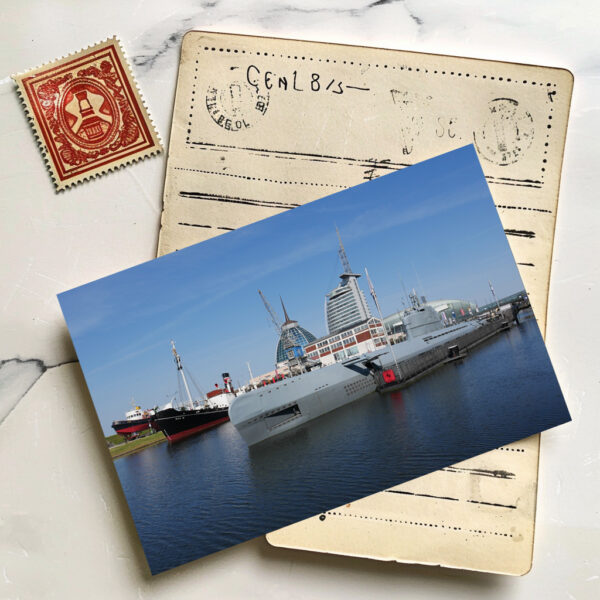 raxxa Postkarte: Bremerhaven U-Boot