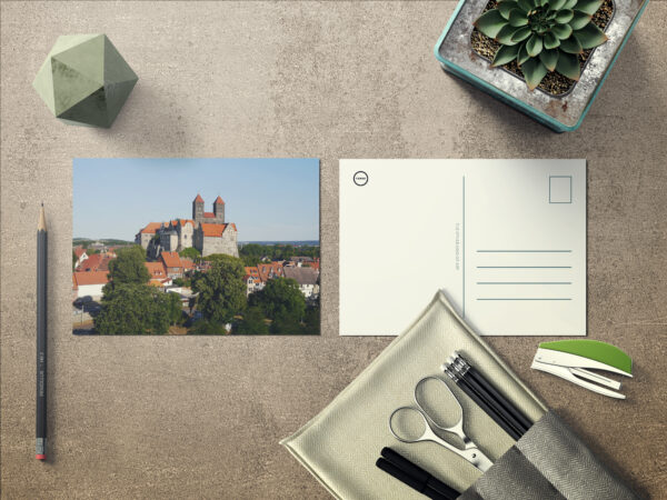 raxxa Postkarte: Stiftskirche in Quedlinburg