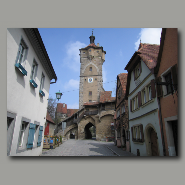 Poster: Stadttor Rothenburg ob der Tauber