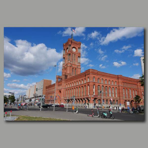 Poster : Berlin Rotes Rathaus Alexanderplatz