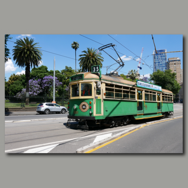 Poster: Melbourne historische Straßenbahn