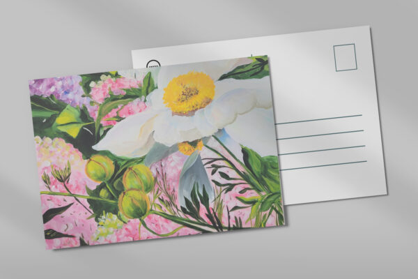 raxxa Postkarte: Poppies on Lombard Street