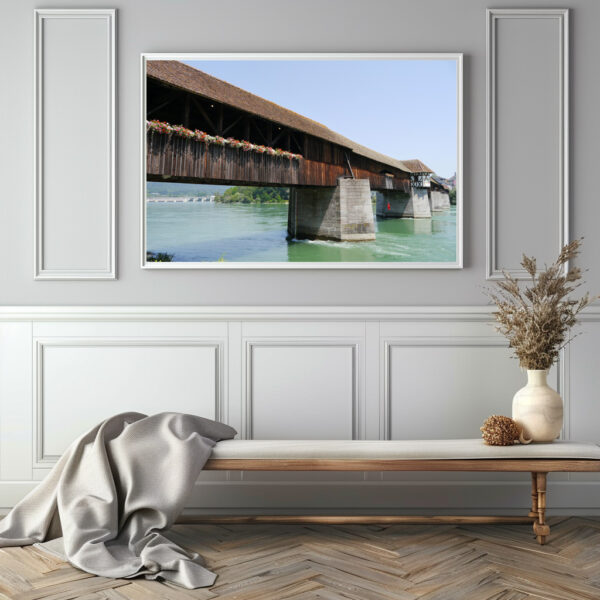 Poster: Bad Säckingen Hochrhein Holzbrücke - immagine 3