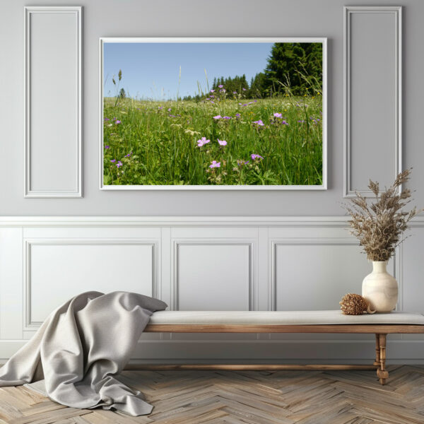 Poster: Blumenwiese mit Storchschnabel – Image 3