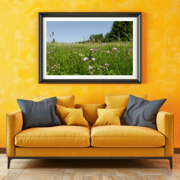 Poster: Blumenwiese mit Storchschnabel – Bild 4