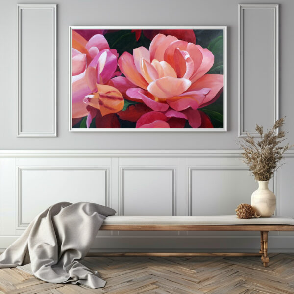 Poster: Peachy peony - immagine 2