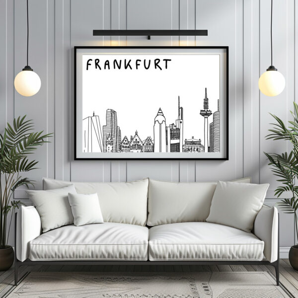 Poster: Skyline Frankfurt - immagine 2