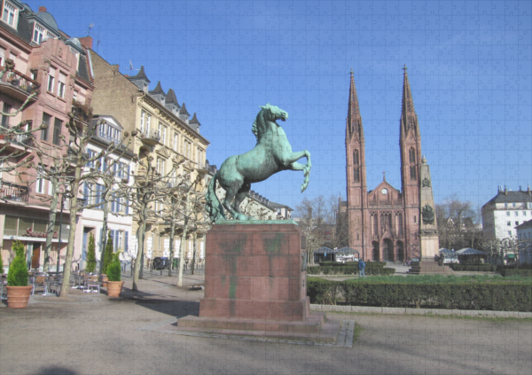 raxxa Premium-Puzzle: St. Bonifatius in Wiesbaden - Imagen 2