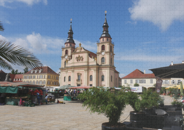 raxxa Premium-Puzzle: Stadtkirche Marktplatz Ludwigsburg - Imagen 2