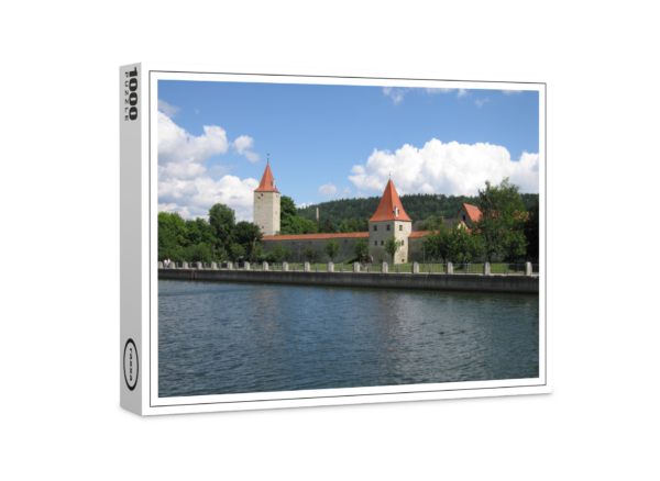 raxxa Premium-Puzzle: Main-Donau-Kanal die Stadtmauer in Berching