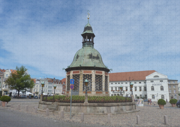 raxxa Premium-Puzzle: Wasserkunst Marktplatz Wismar – Bild 2