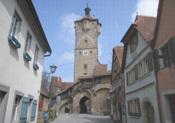 raxxa Premium-Puzzle: Stadttor Rothenburg ob der Tauber - Image 2