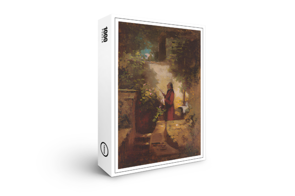 raxxa Premium-Puzzle: Carl Spitzweg - Der Zeitungsleser