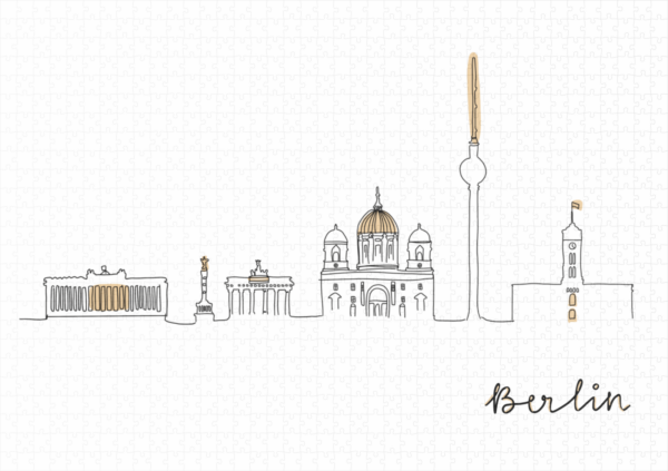 raxxa Premium-Puzzle: Skyline Berlin – Bild 2