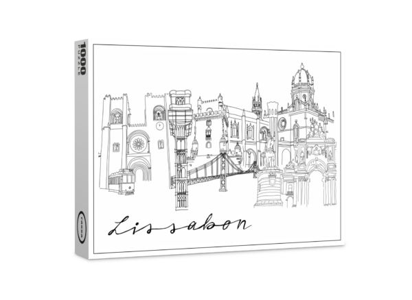 raxxa Premium-Puzzle: Skyline Lissabon