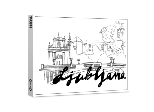 raxxa Premium-Puzzle: Skyline Ljubljana