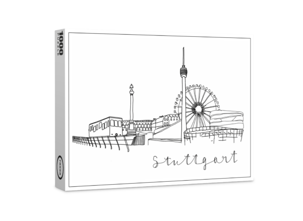 raxxa Premium-Puzzle: Skyline Stuttgart