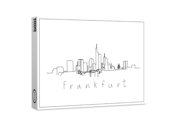 Puzzle raxxa Premium: Silueta Frankfurt