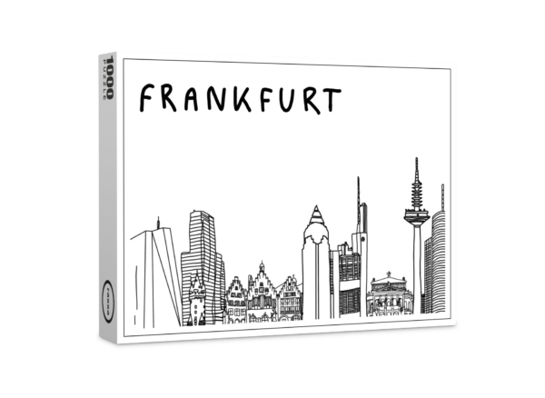 raxxa Premium-Puzzle: Skyline Frankfurt