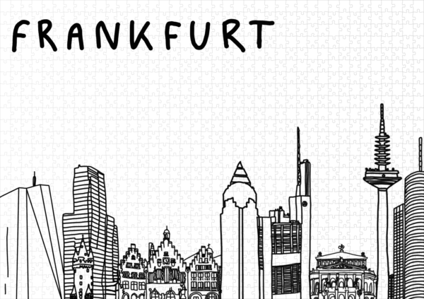 raxxa Premium-Puzzle: Skyline Frankfurt – Bild 2