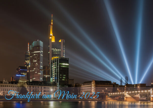 raxxa Premium Monthly Calendar Frankfurt am Main 2025