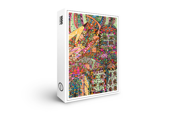 raxxa Premium-Puzzle: La ciudad